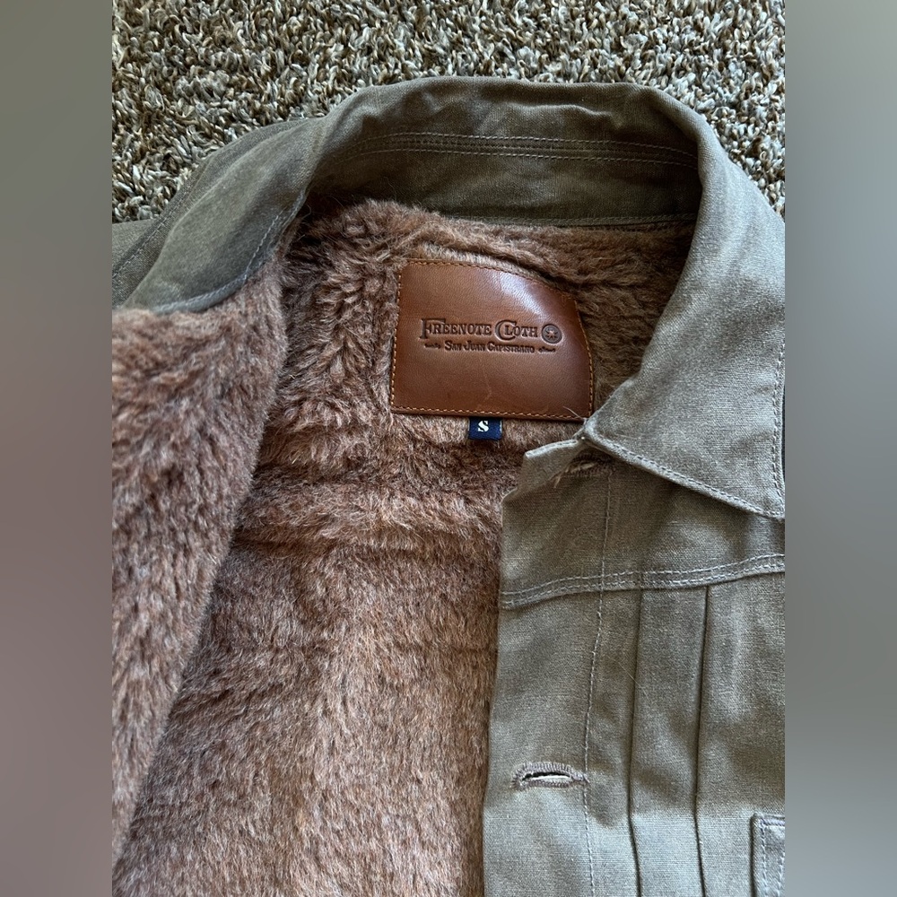 Freenote Cloth San Juan Capistrano Riders jacket waxed canvas tobacco Men Small - Picture 8 of 14